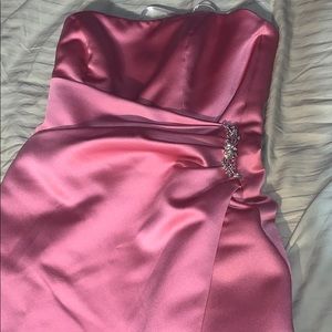Pink Prom Dress with Lovely Accessory!